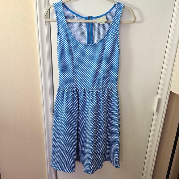 NwoT Anthropologie Maeve Textured Caldera Dress Polka Dot Sz S Coquette Twee - Picture 1 of 7
